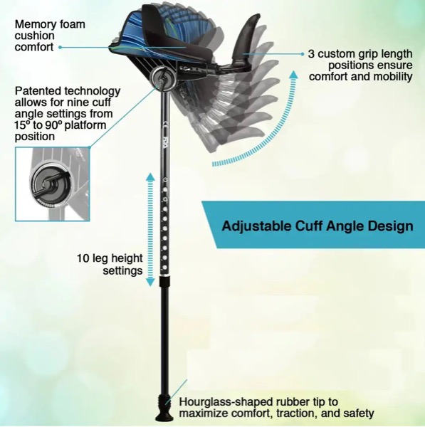 smartCRUTCH Forearm Crutches